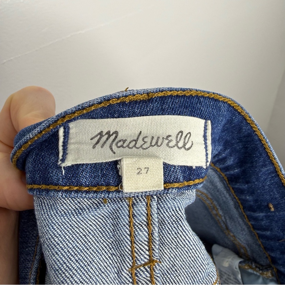 MADEWELL The Perfect Vintage Mid Length Jean Shorts - Picture 6 of 6